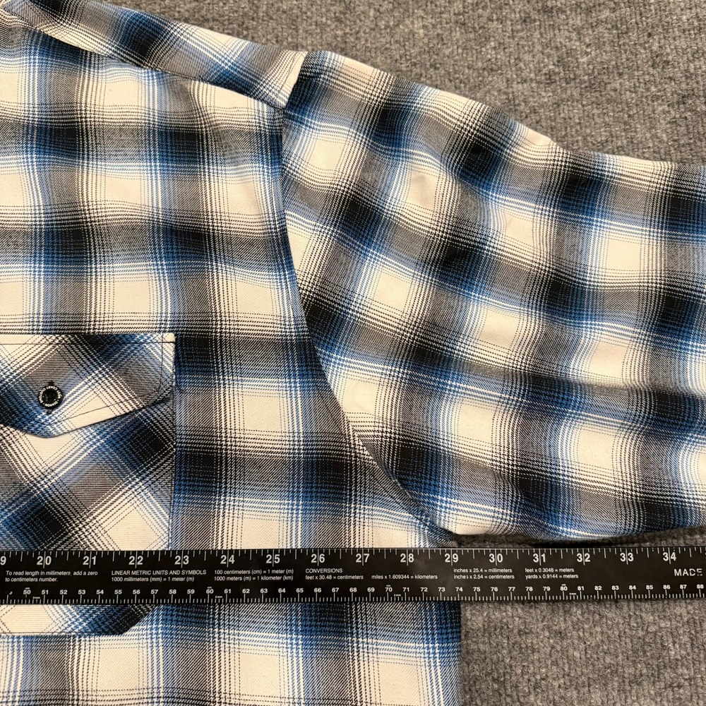 Dixxon Flannel Co West Coast Customs Plaid Button Up Mens 4X  Biker - Picture 14 of 16
